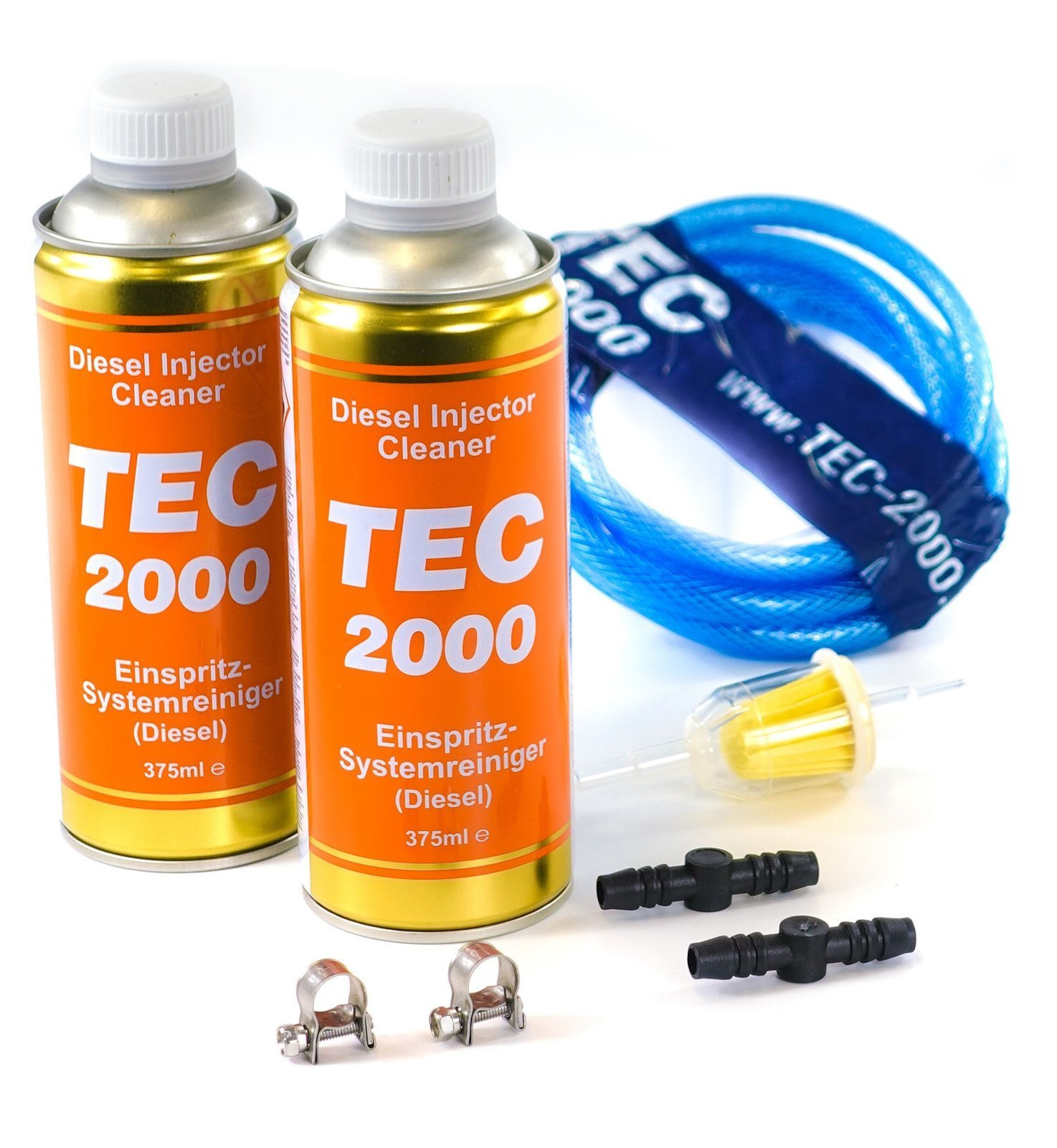 Tec 2000 Zestaw 8mm + 2x Diesel Injector Cleaner preparat do